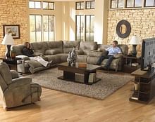 Catnapper Furniture Living Room 438-Brandy Sectional