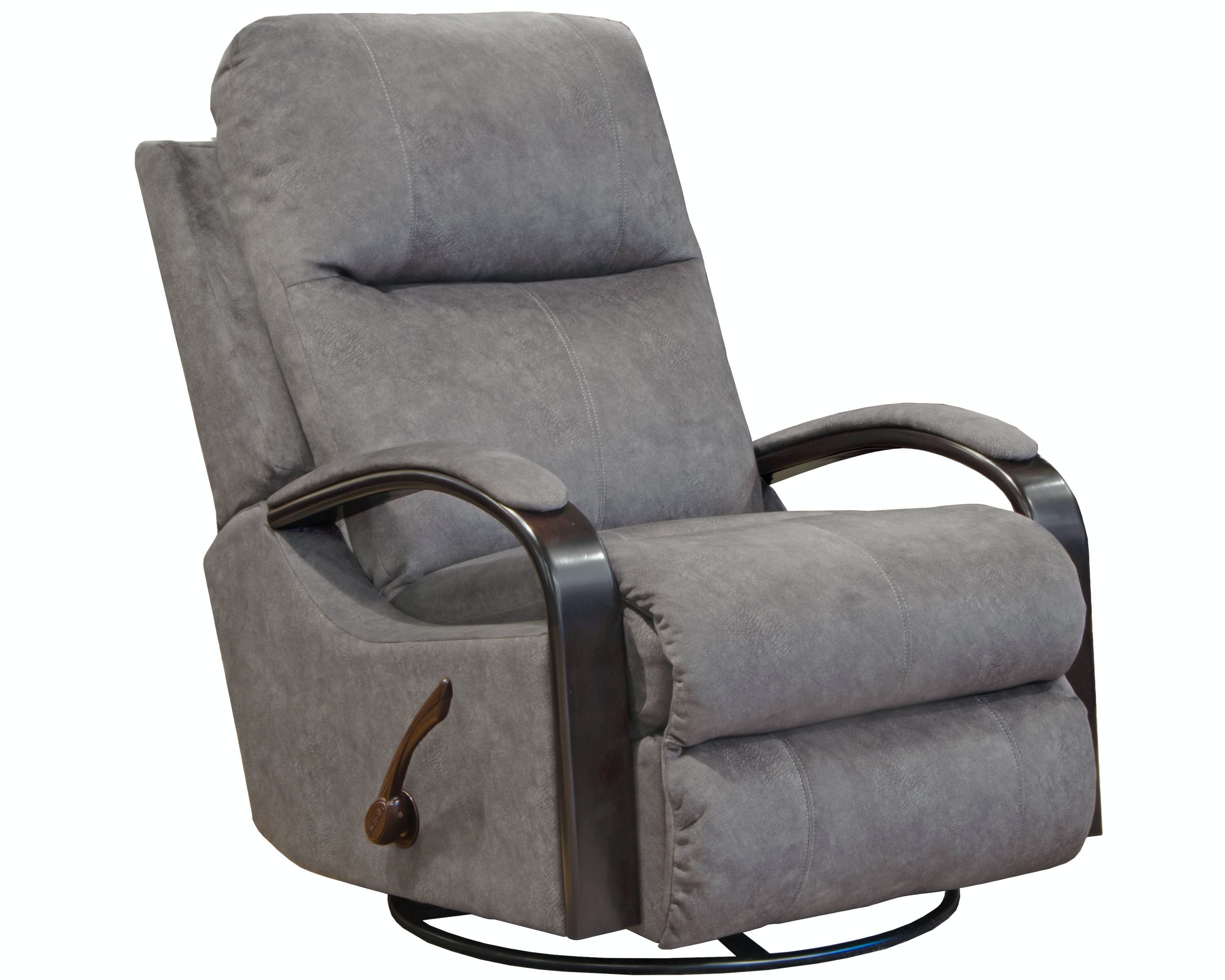 Catnapper Furniture Living Room Swivel Glider Recliner 47035-Graphite