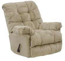 Catnapper Furniture Living Room Chaise Rocker Recl with Deluxe Heat/Massage 47372-Doe