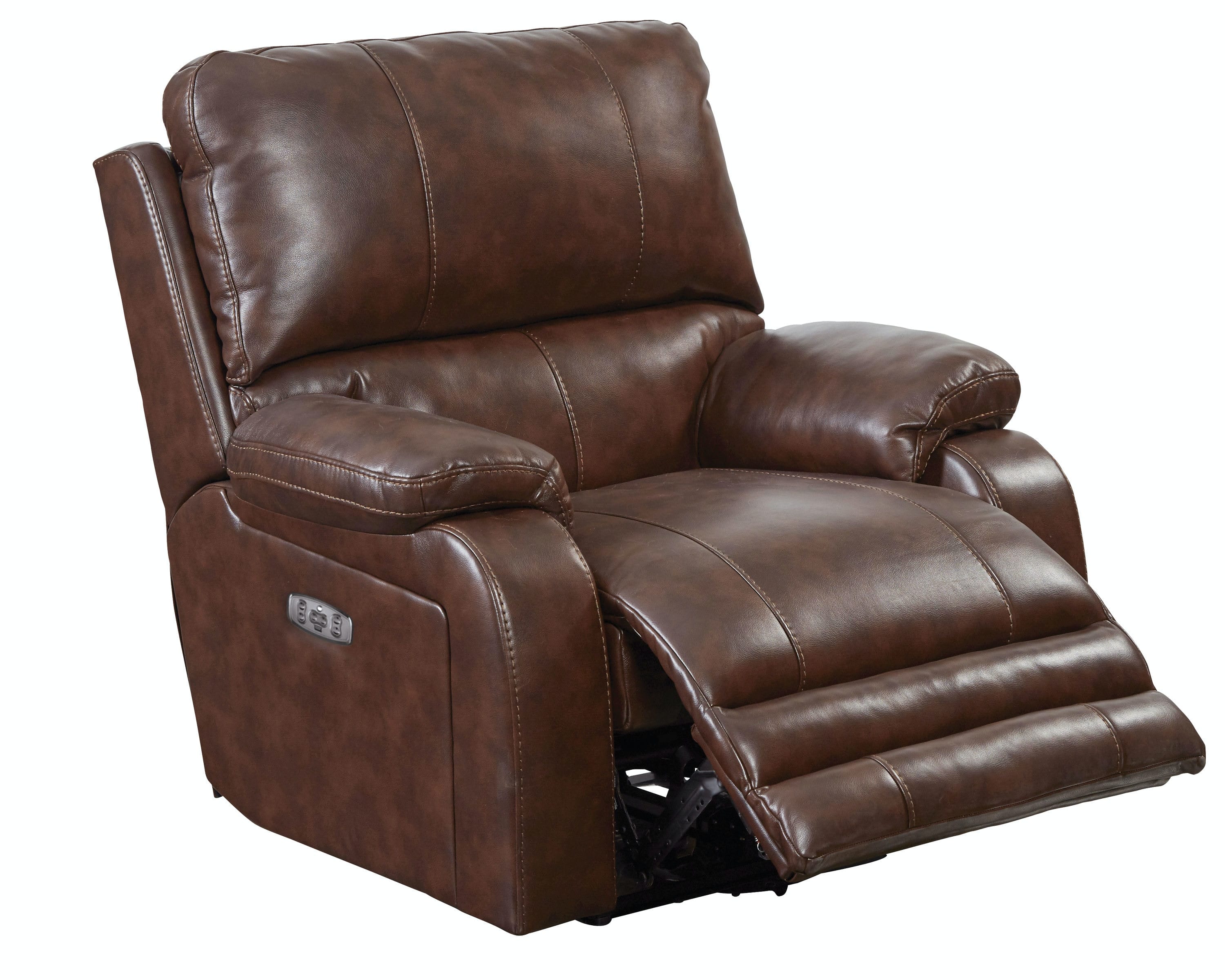 Catnapper Furniture Living Room Power Headrest with Lumbar Power Lay Flat Recliner 764762-7-Java