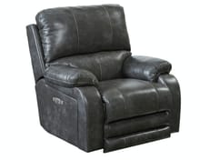 Catnapper Furniture Living Room Power Headrest with Lumbar Power Lay Flat Recliner 764762-7
