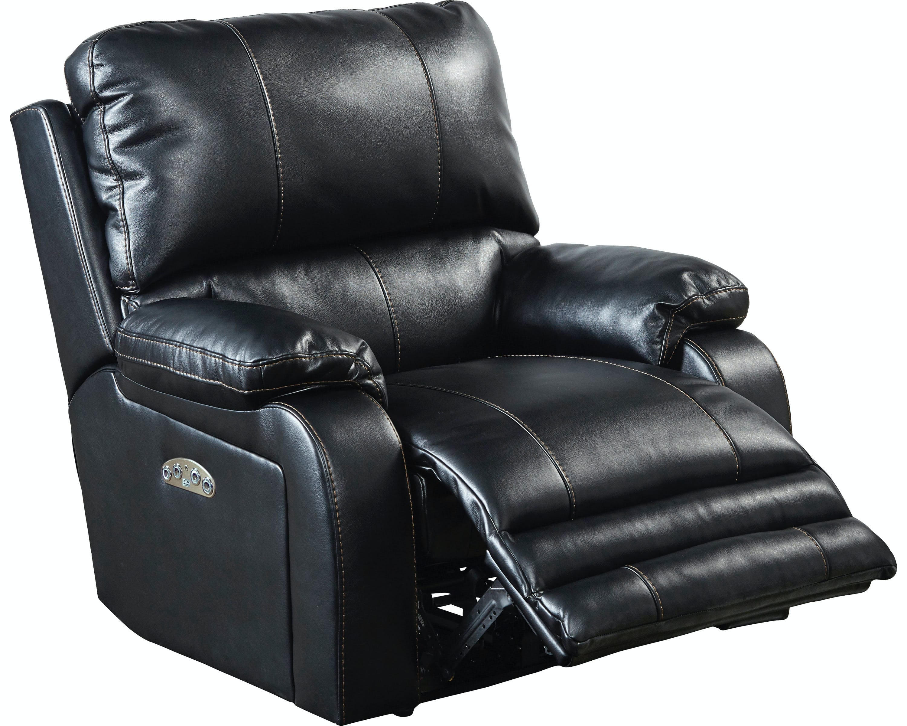 Catnapper Furniture Living Room Power Headrest Power Lay Flat Recliner 647627-Black
