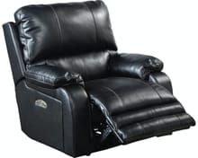 Catnapper Furniture Living Room Power Headrest Power Lay Flat Recliner 647627-Black