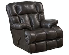 Catnapper Furniture Living Room Chaise Rocker Recliner 47642-Chocolate