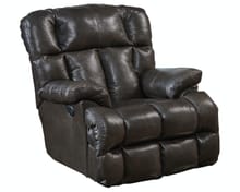 Catnapper Furniture Living Room Power Lay Flat Chaise Recliner 647647-Chocolate