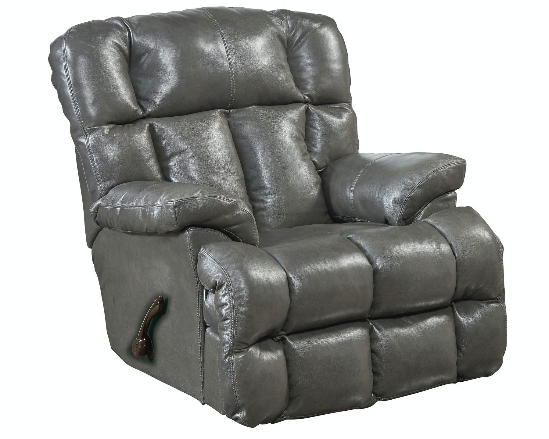 Catnapper Furniture Living Room Chaise Rocker Recliner 47642-Steel