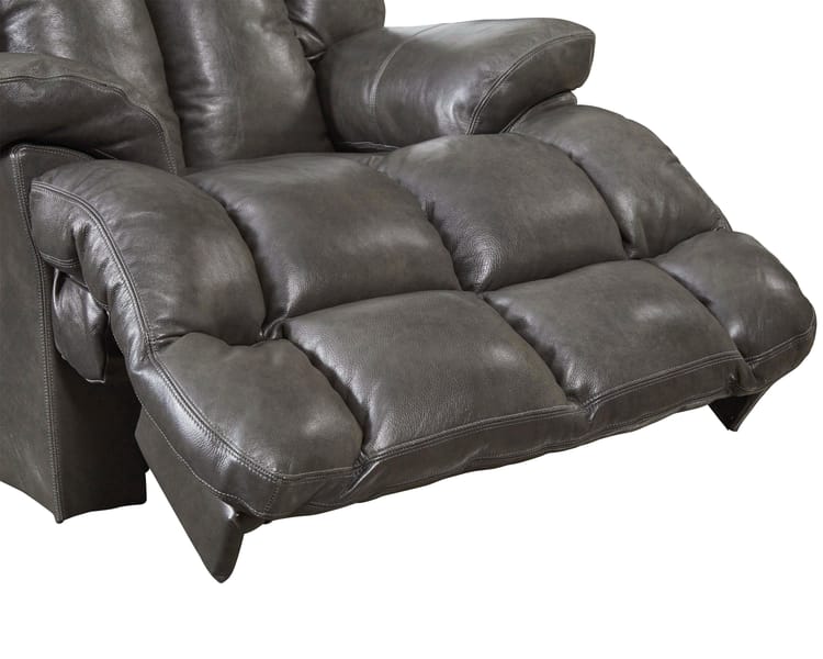 Catnapper Furniture Living Room Power Lay Flat Chaise Recliner 647647-Steel