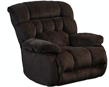 Catnapper Furniture Living Room Power Lay Flat Recliner 647657-Chocolate