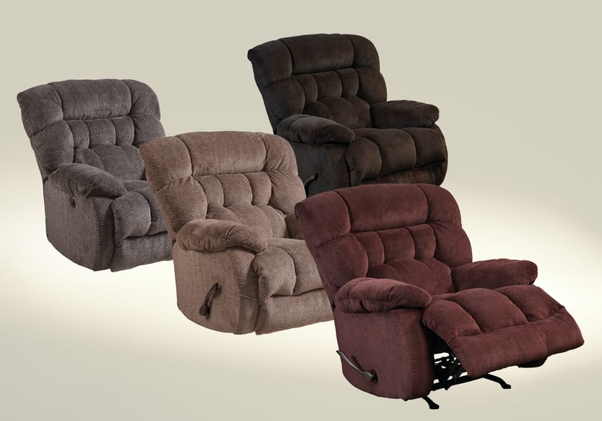 Catnapper Furniture Living Room Chaise Rocker Recliner 47652-Cranapple