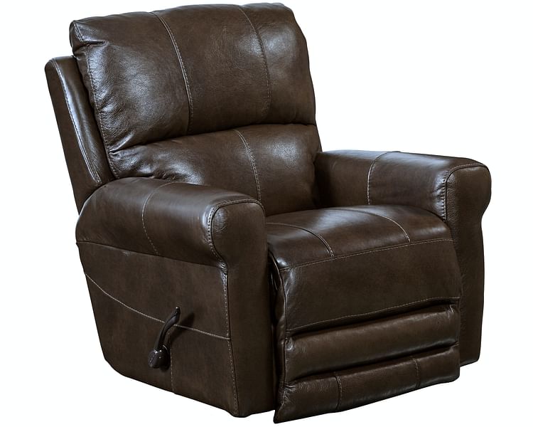 Catnapper Furniture Living Room Swivel Glider Recliner 47665-Chocolate