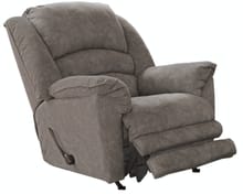 Catnapper Furniture Living Room Chaise Rocker Recliner 47752-Steel