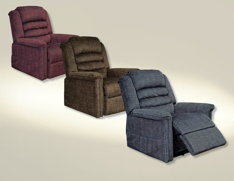 Catnapper Furniture Living Room Power Lift Recliner 4825-Smoke