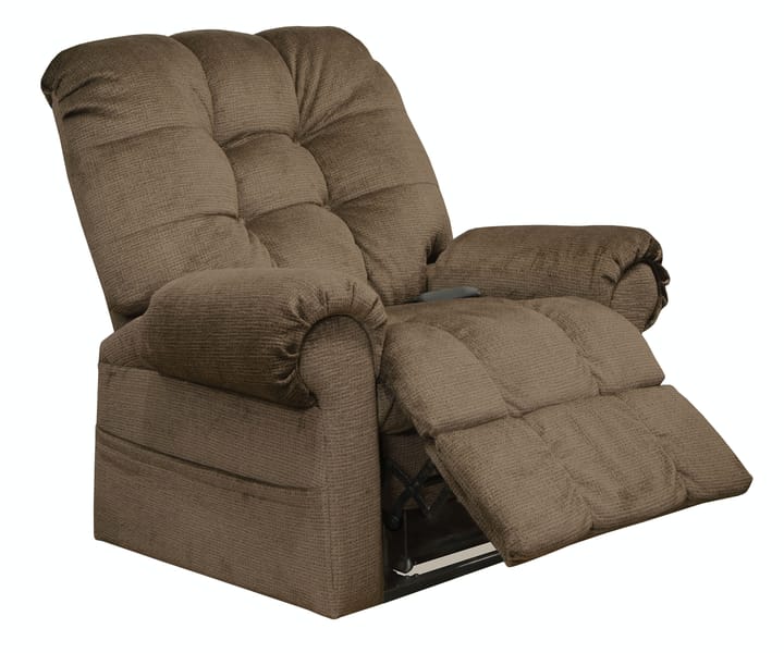 Catnapper Furniture Living Room Powr Lift Chaise Recliner 4827-Truffle
