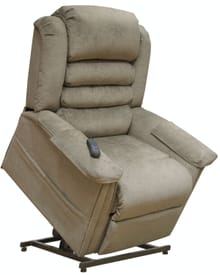 Catnapper Furniture Living Room Pow'r Lift Full Lay-Out Chaise Recliner 4832-Bamboo