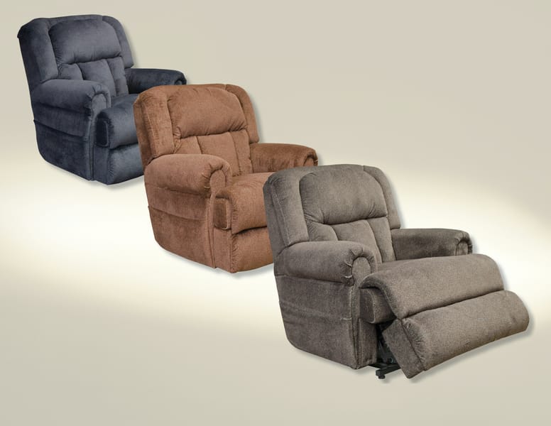 Catnapper Furniture Living Room Power Lift Full Lay Flat with Dual Motor Comfort Function 4847-Ash