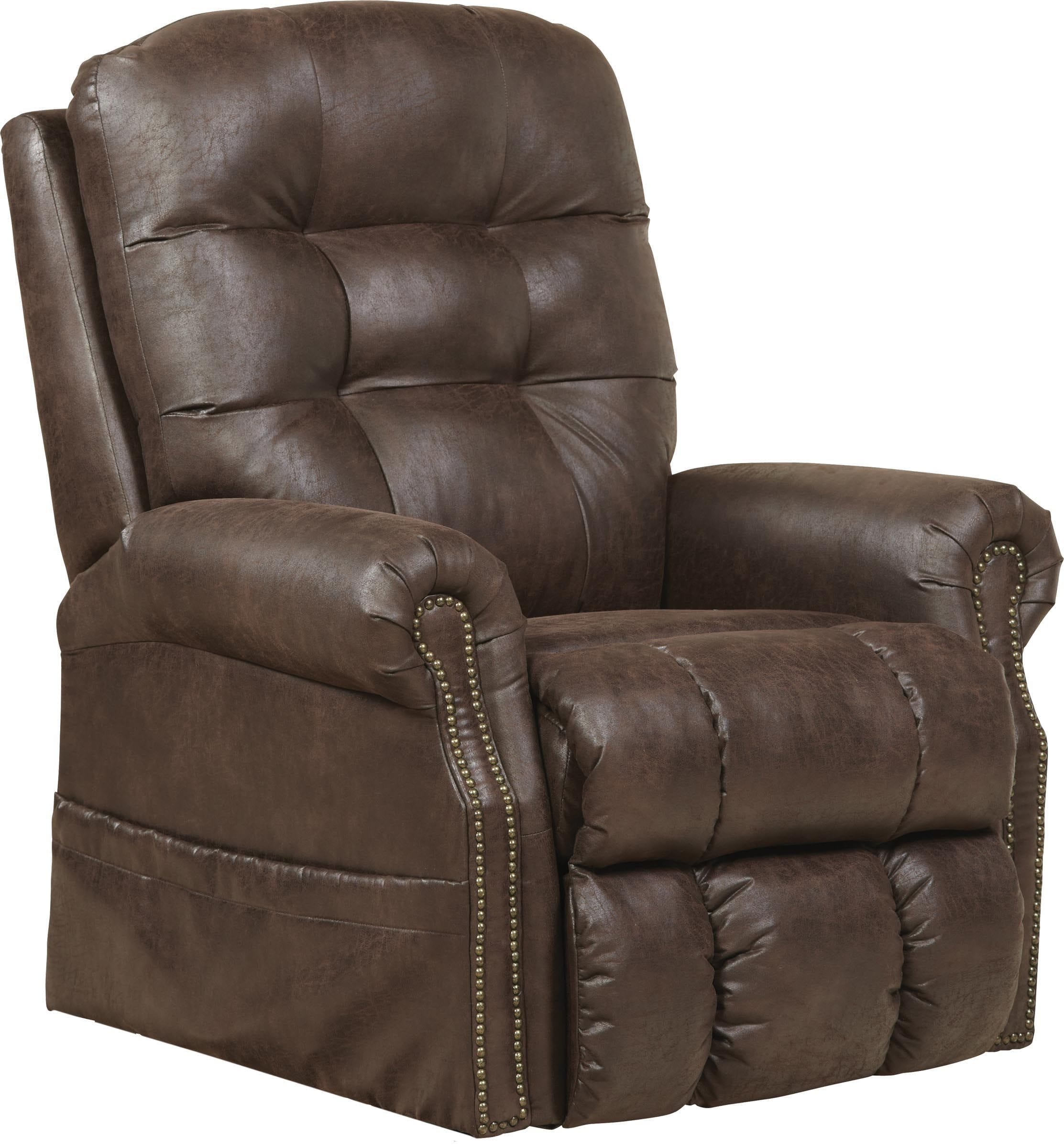 Catnapper Furniture Living Room Power Lift Lay Flat Recliner with Heat and Massage 4857-Sable