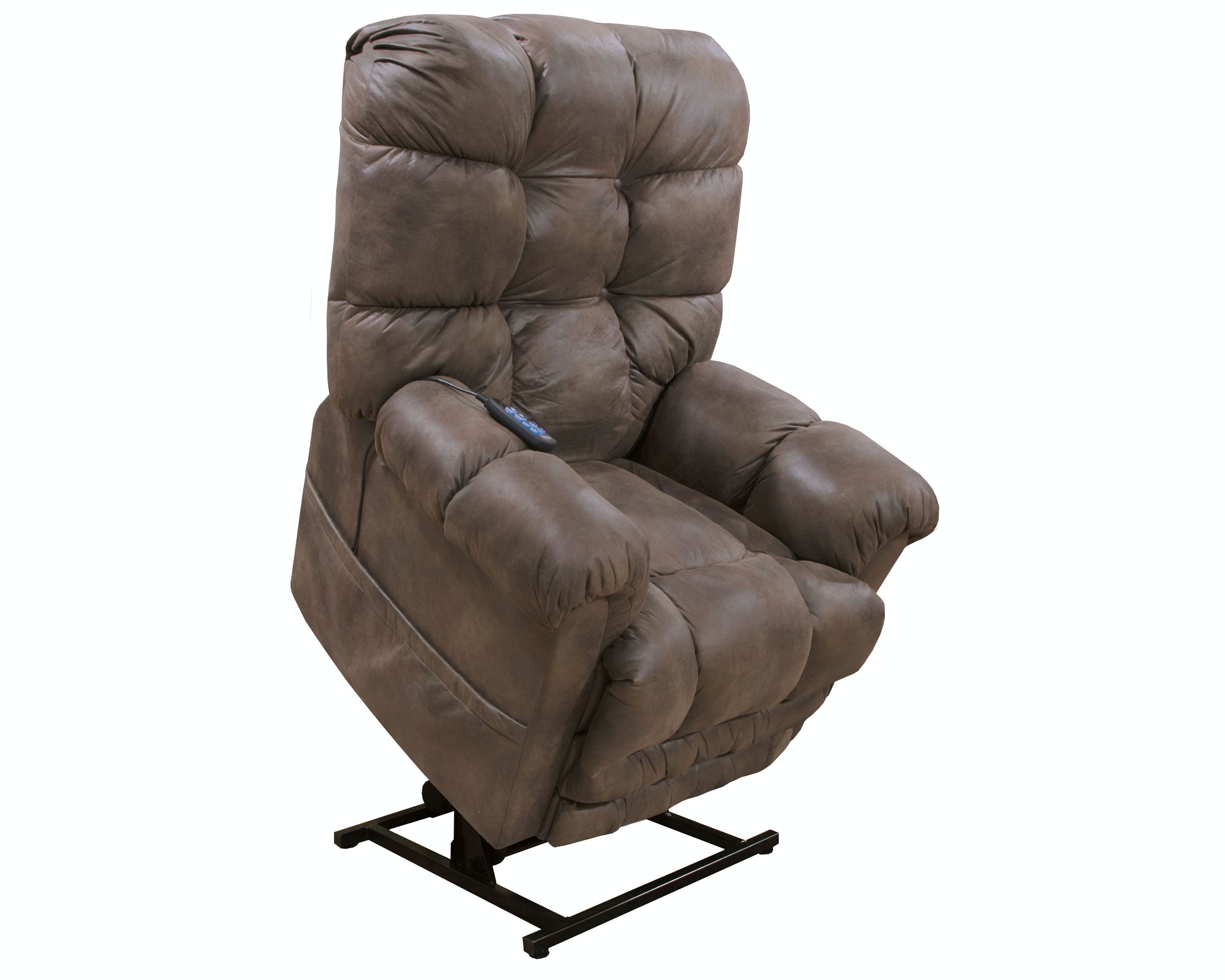 Catnapper Furniture Living Room Power Lift Recliner with Dual Motor and Extended Ottoman 4861-Dusk