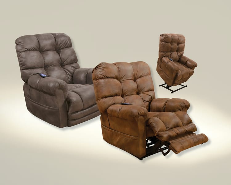 Catnapper Furniture Living Room Power Lift Recliner with Dual Motor and Extended Ottoman 4861-sunset