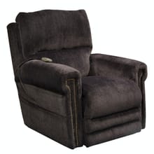 Catnapper Furniture Living Room Power Headrest with Lumbar Power Lay Flat Recliner 764862-Slate