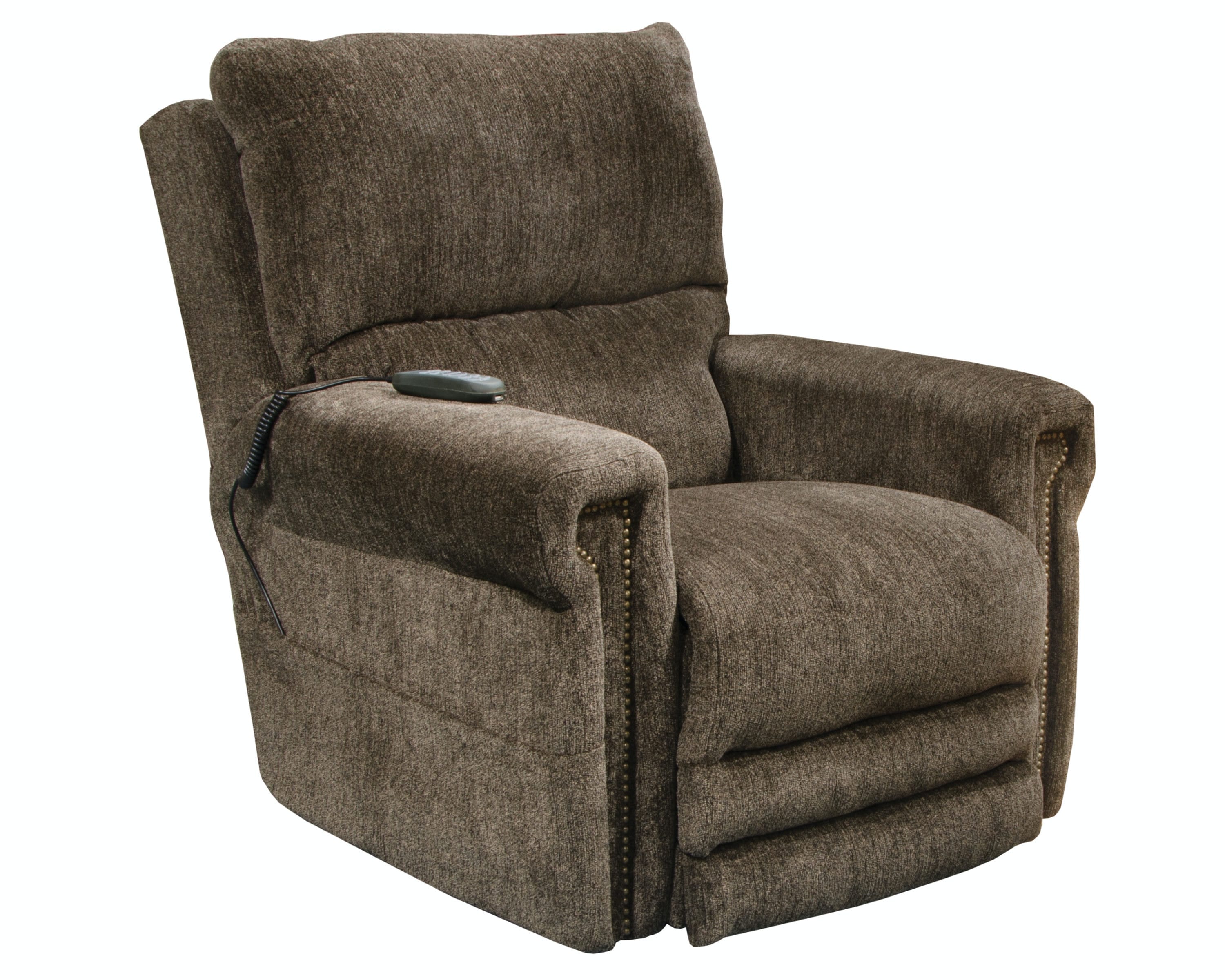 Catnapper Furniture Living Room Power Headrest with Lumbar Power Lay Flat Recliner 764862-Tigers Eye
