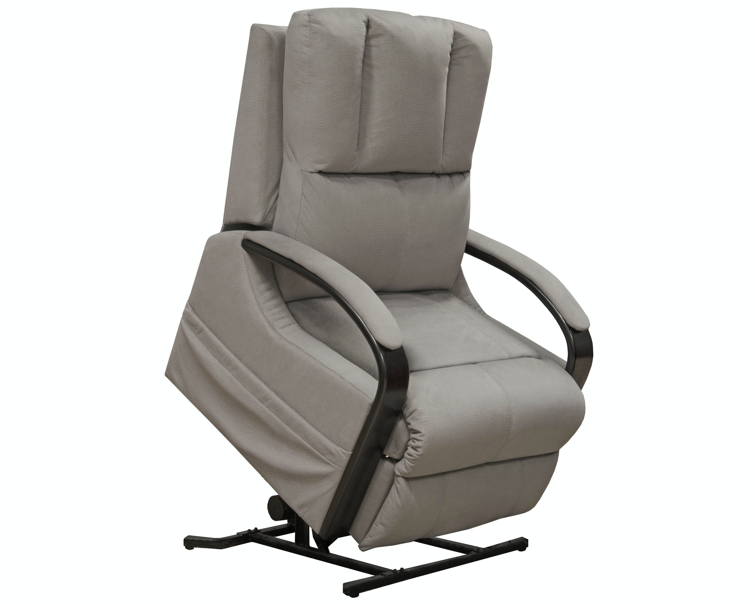 Catnapper Furniture Living Room Power Lift Recliner with Heat and Massage 4863-Aluminum