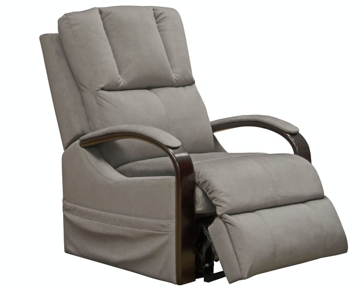 Catnapper Furniture Living Room Power Lift Recliner with Heat and Massage 4863-Aluminum