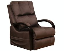 Catnapper Furniture Living Room Power Lift Recliner with Heat and Massage 4863-Walnut