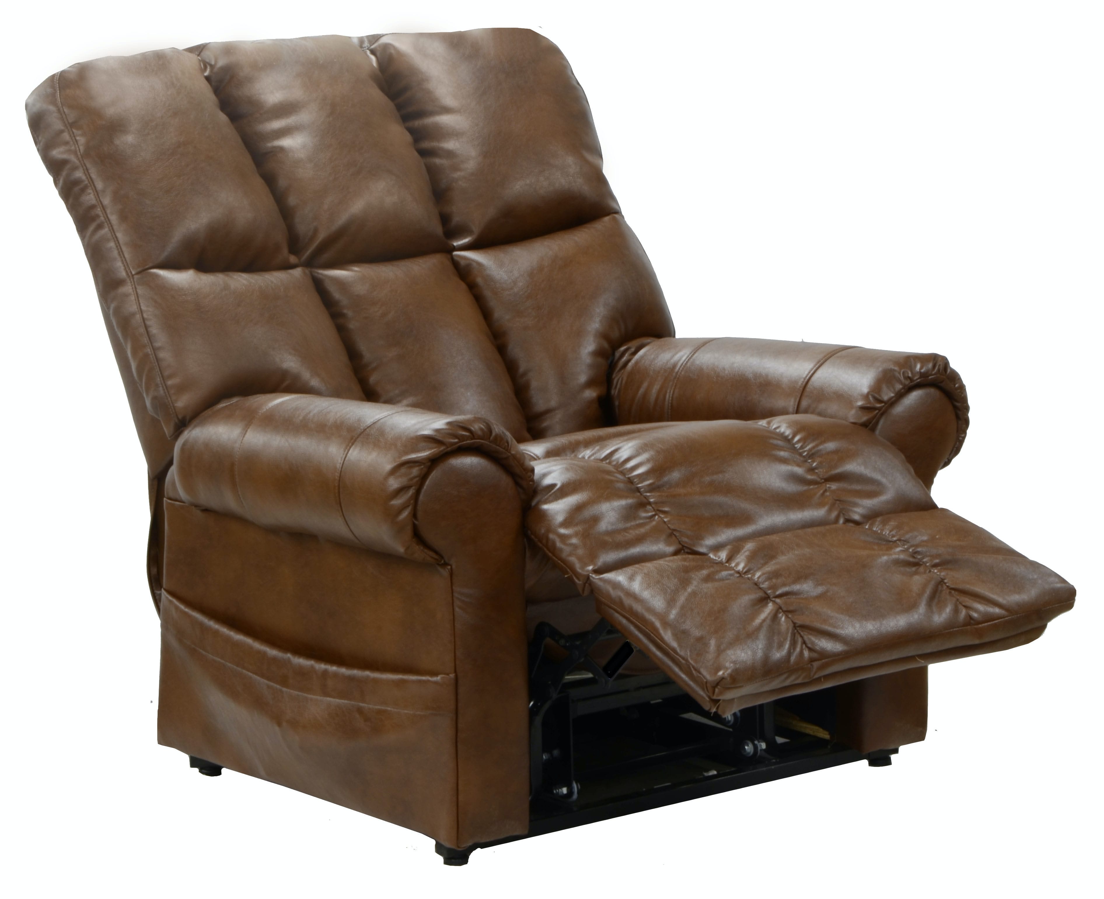 Catnapper Furniture Living Room Power Lift Recliner 4898-Chestnut