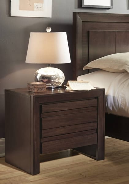 Modus Bedroom Element Nightstand In Chocolate Brown 4G2281