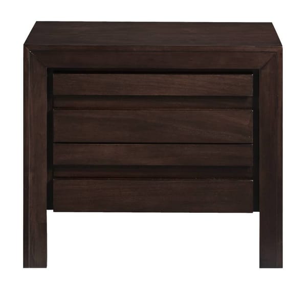 Modus Bedroom Element Charging Station Nightstand In Chocolate Brown 4G2281P