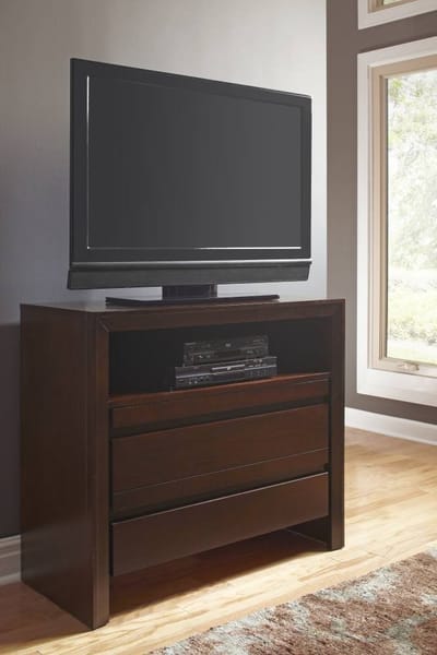 Modus Bedroom Element Media Chest In Chocolate Brown 4G2289