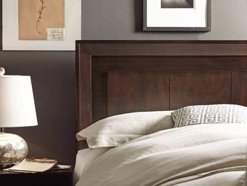 Modus Bedroom Element Wood Platform Bed In Chocolate Brown 4G22F5