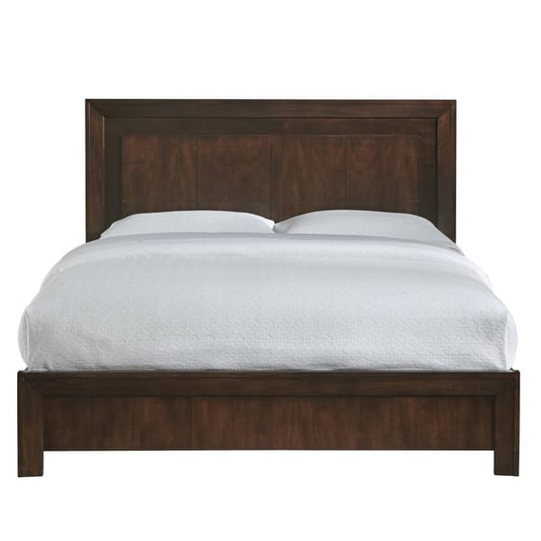 Modus Bedroom Element Wood Platform Bed In Chocolate Brown 4G22F5