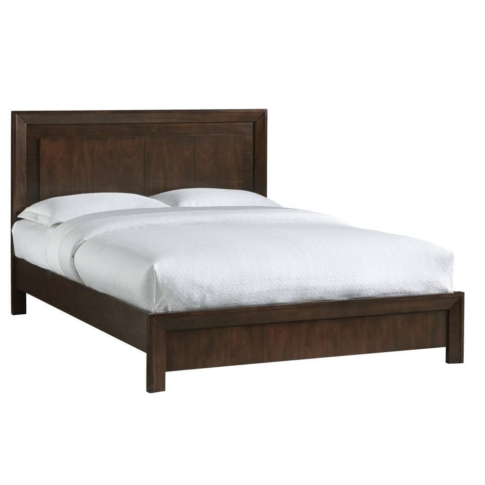 Modus Bedroom Element Wood Platform Bed In Chocolate Brown 4G22F5