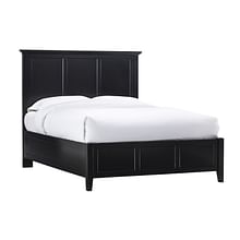 Modus Bedroom Paragon Wood Panel Bed In Black 4N02L6