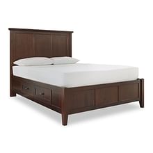 Modus Bedroom Paragon Four Drawer Wood Storage Bed In Truffle 4N35D5