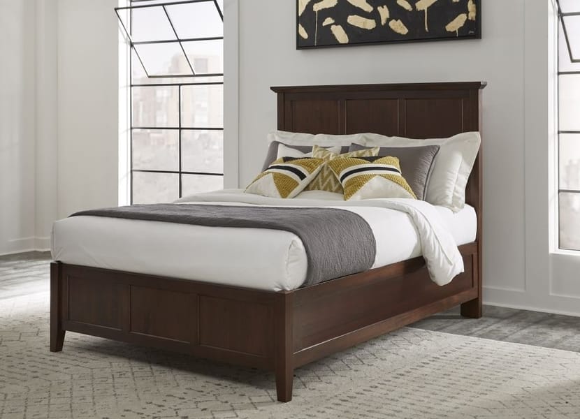 Modus Bedroom Paragon Wood Panel Bed In Truffle 4N35L4