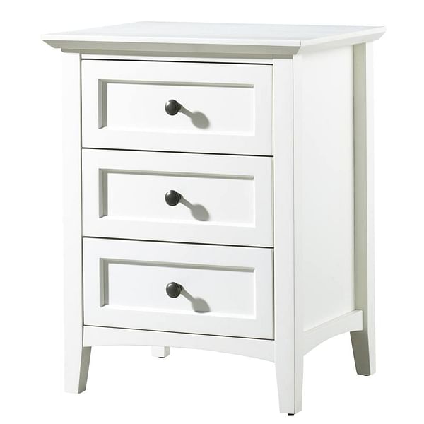 Modus Bedroom Paragon Three-Drawer Nightstand In Black 4N0281