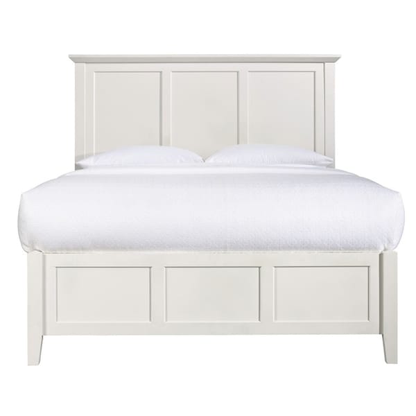 Modus Bedroom Paragon Wood Panel Bed In White 4NA4L4