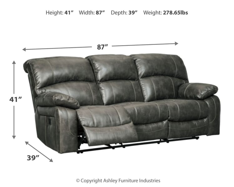 Ashley Living Room Dunwell Power Reclining Sofa 5160115