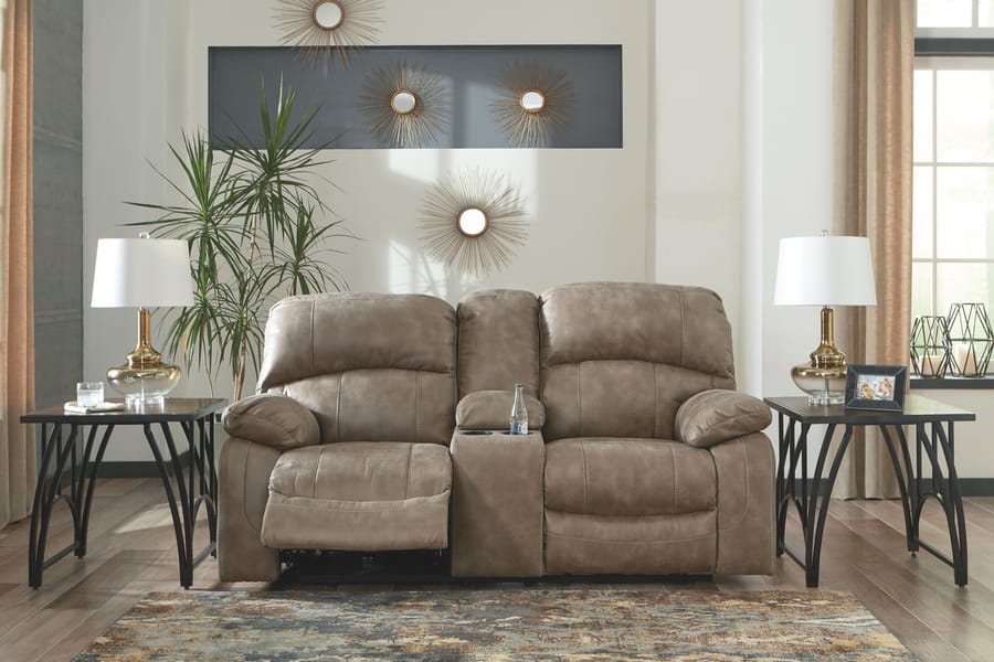 Signature Design by Ashley Dunwell Power Reclining Loveseat with Console 5160218 - Portland, OR | Key Home Furnishings