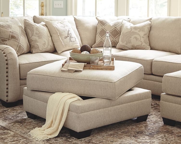 Ashley Living Room Luxora Ottoman With Storage 5252111
