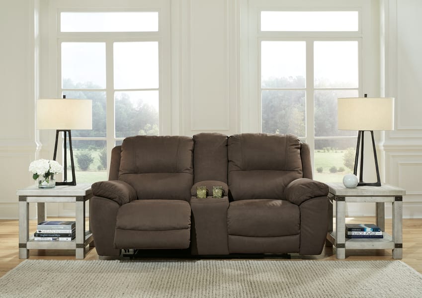 Ashley Living Room Next-Gen Gaucho Reclining Loveseat with Console 5420494