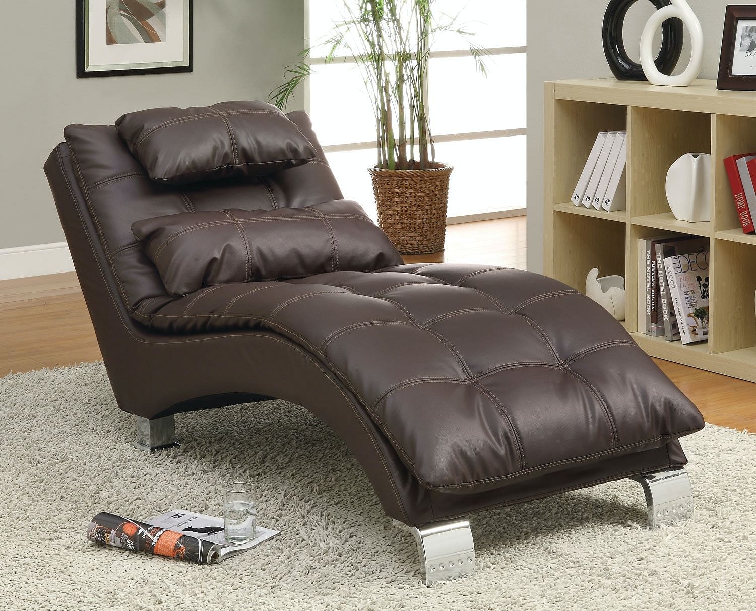 Coaster Living Room Chaise 550076