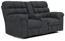 Wilhurst Reclining Loveseat with Console