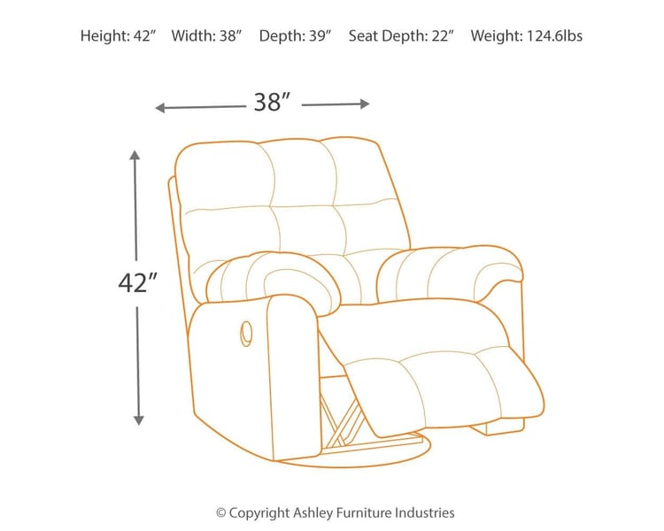 Ashley Living Room Acieona Recliner 5830028