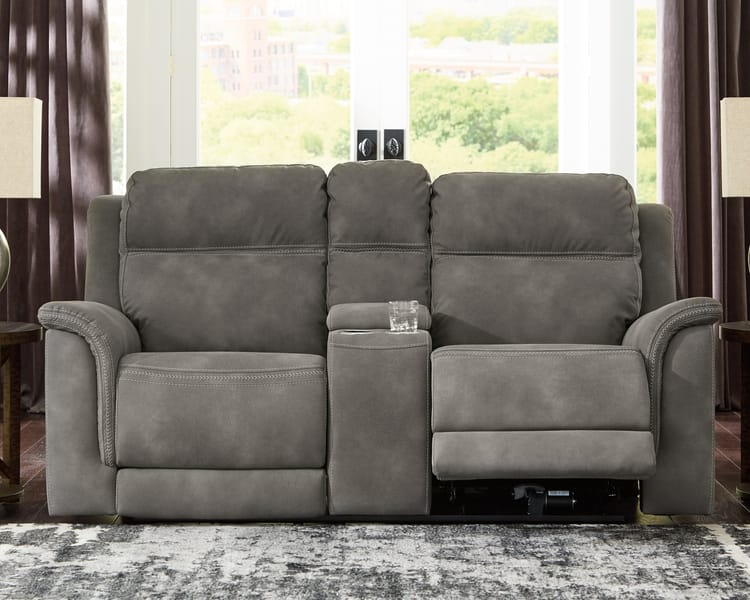 Ashley Living Room Next-Gen DuraPella Power Reclining Loveseat with Console 5930118