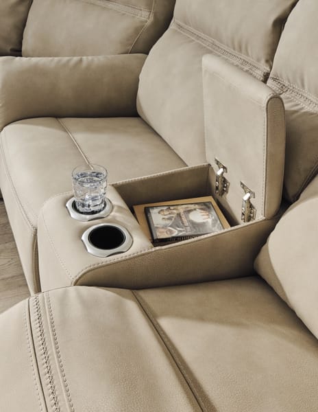 Ashley Living Room Next-Gen DuraPella Power Reclining Loveseat with Console 5930218