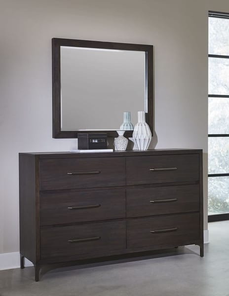 Modus Accessories Lucerne Mirror In Vintage Coffee 5NL283