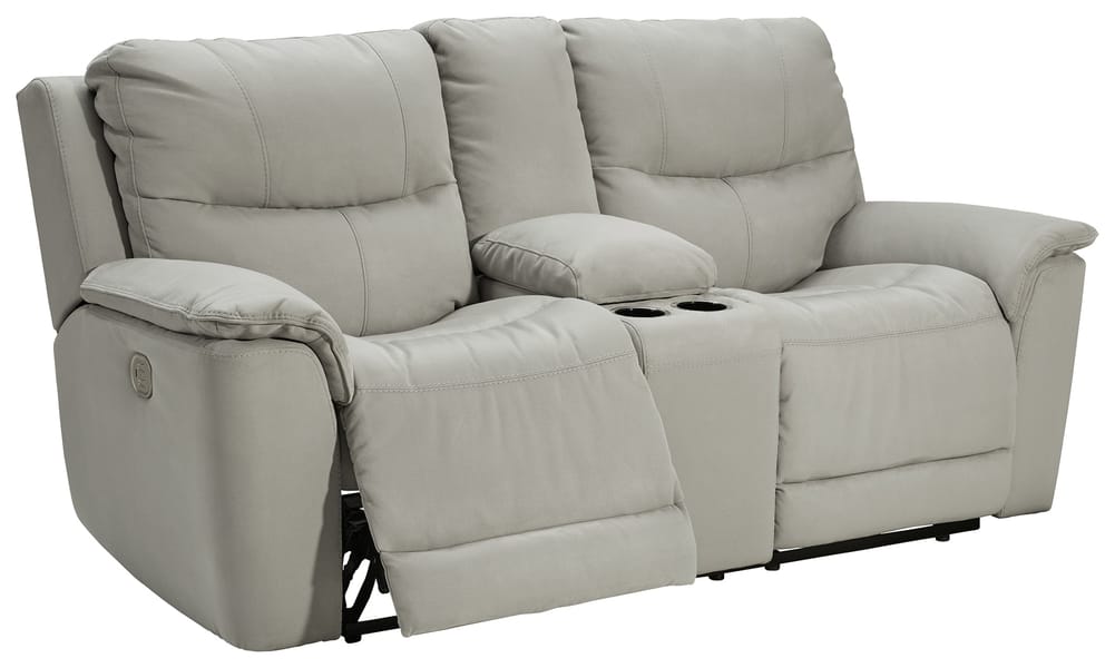 Ashley Living Room Next-Gen Gaucho Power Reclining Loveseat with Console 6080618
